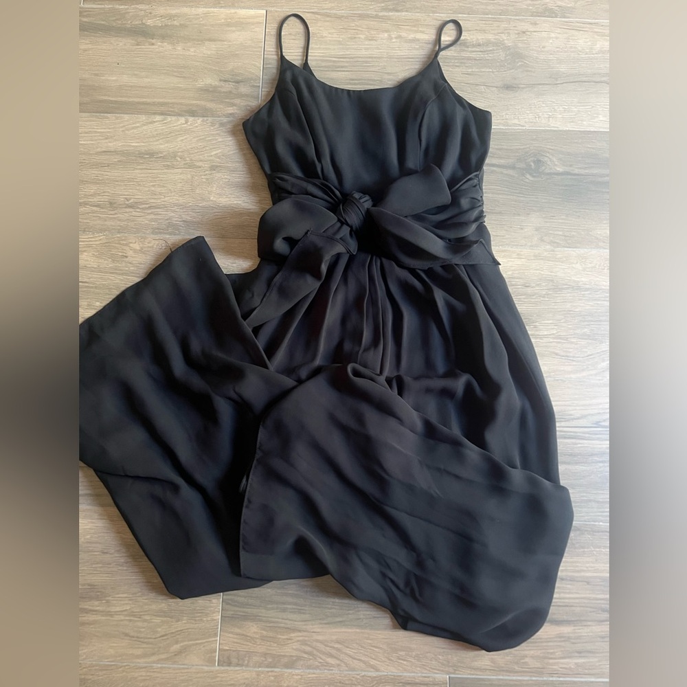 80s Vintage Late Edition Black Jumpsuit Romper Size 4